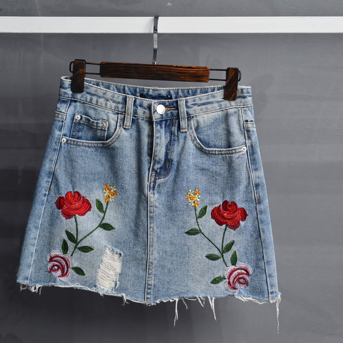 Denim skirt